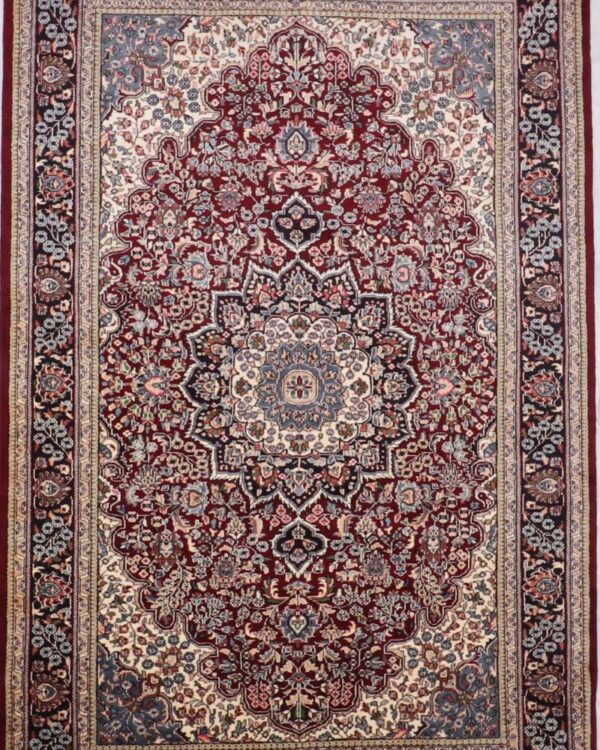 Red Hand Knotted 6 X 9 Area Jaipur Rug