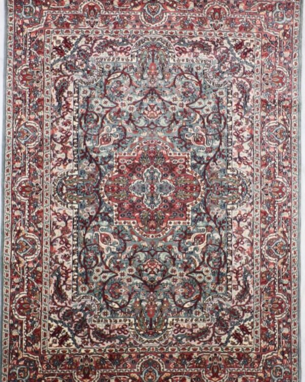 Blue Hand Knotted 5'2 X 7'0 Area Jaipur Rug
