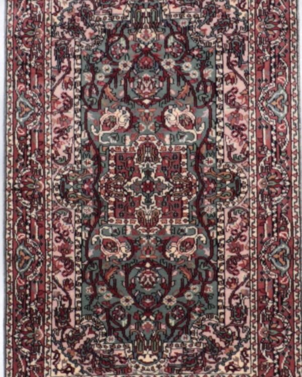 Blue Hand-Crafted 3'2 X 5'3 Area Jaipur Rug