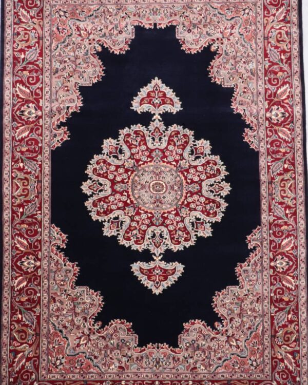 Blue Hand-Knotted 6'11 X 10'3 Area Rug
