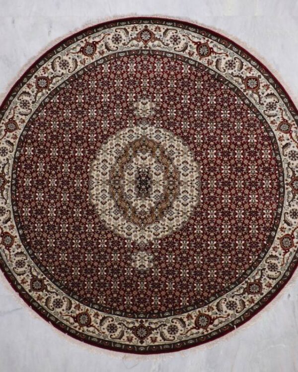 Hand-Crafted 8'2 X 8'2 Red Jaipur Rug