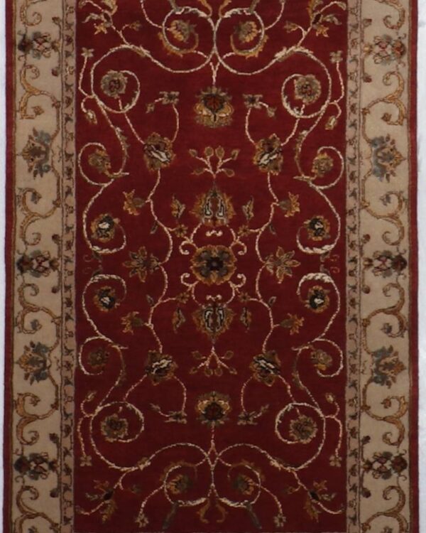 Rust Hand Crafted 3'0 X5'1 Rug By RugsByIndia