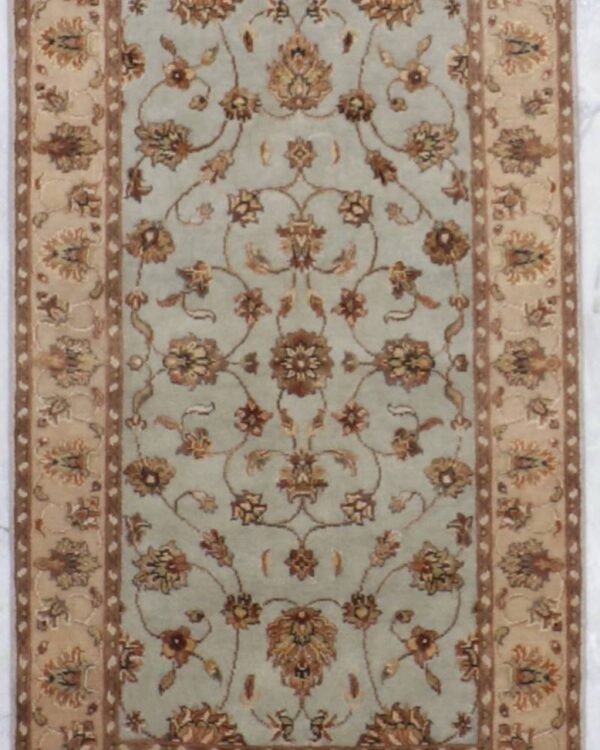 Beige Hand Knotted 3'0 X5'2 Area Rug Jaipur