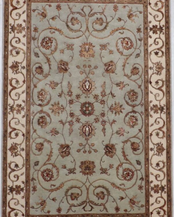 Hand Crafted Jaipur 4'1 X6'5 Area Rug: RugsByIndia