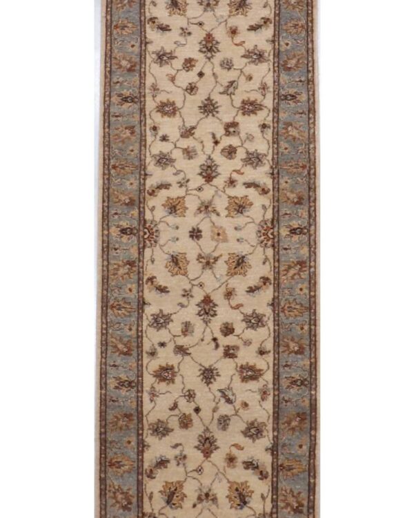 Jaipur Ivory Hand-Knotted 2'9 X 7'9 Area Rug