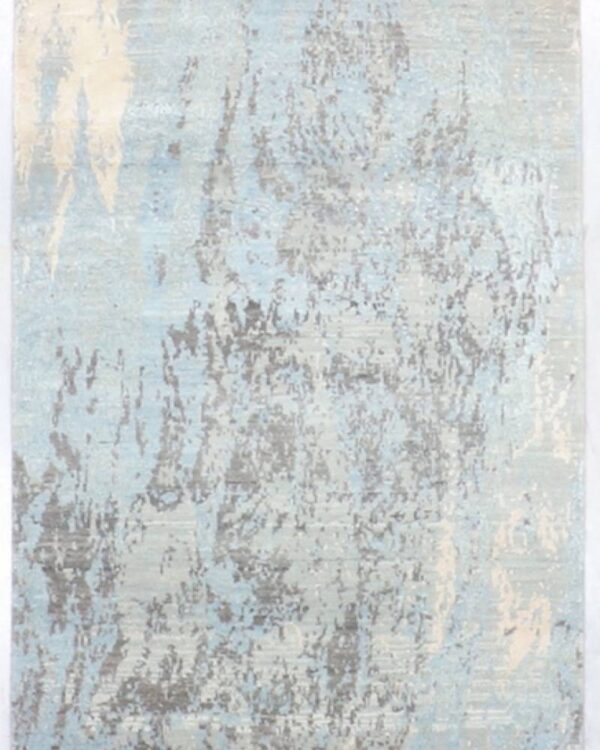 Jaipur L.Blue Hand Knotted 3'0 X 4'11 Area Rug