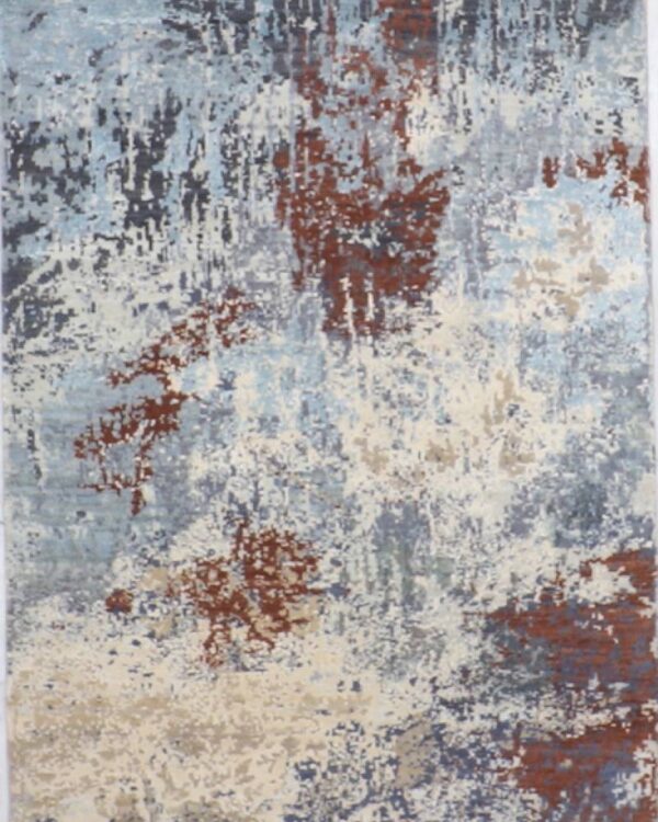 Jaipur Blue Hand-Knotted 4'0 X 5'11 Area Rug