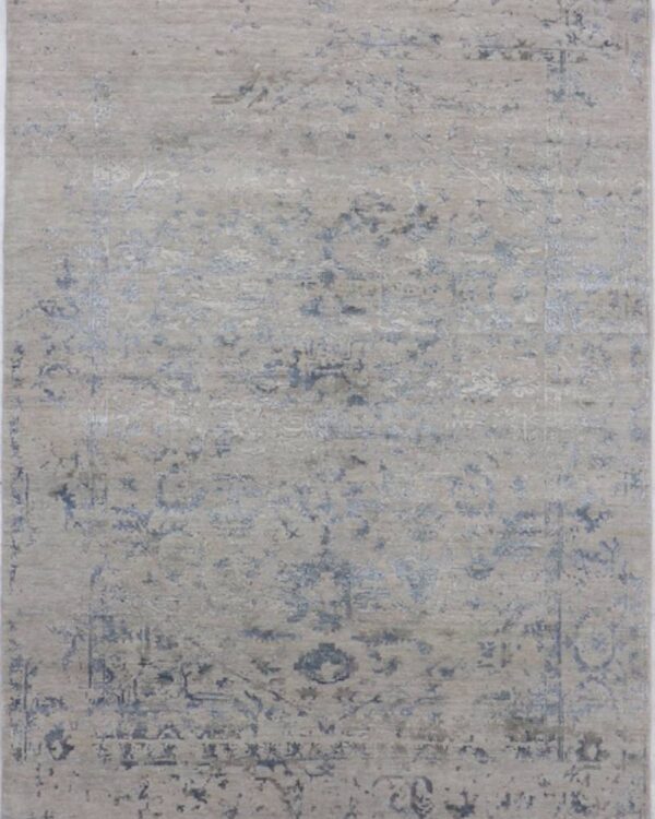 Jaipur Grey Hand-Knotted 5'0 X 7'0 Area Rug