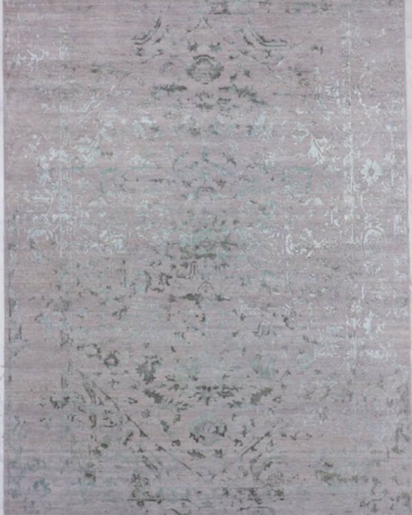 Jaipur Grey Hand-Knotted 6'0 X 9'3 Area Rug