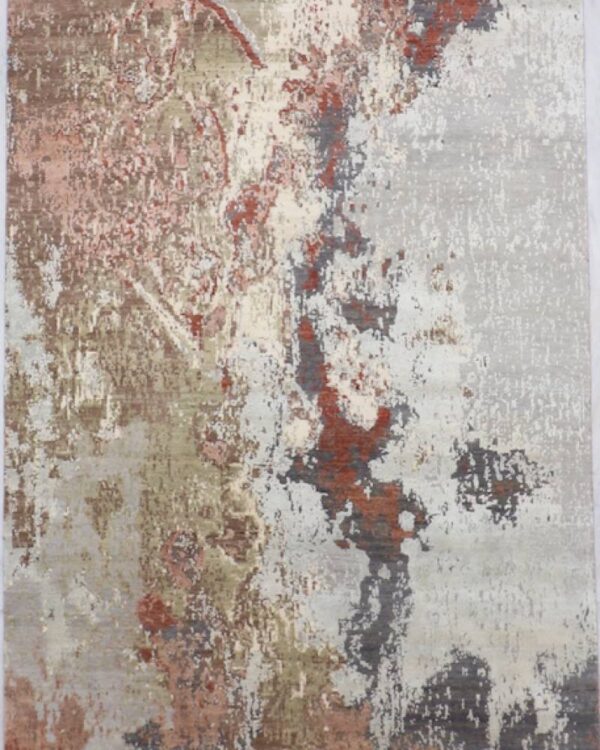 Jaipur Grey Hand-Knotted 6'0 X 9'5 Area Rug