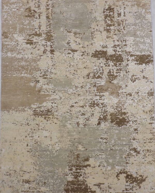 Jaipur Grey Hand-Knotted 6'1 X 9'1 Area Rug